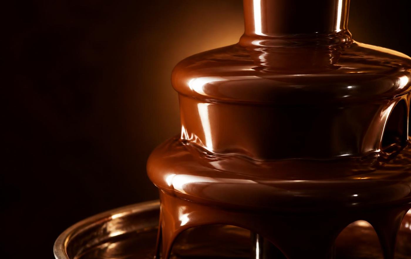 Cascata de chocolate Lindt